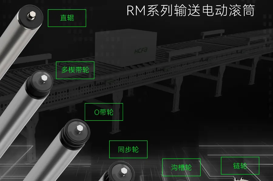 輸送連接萬(wàn)物丨禾川科技RM系列輸送電動(dòng)滾筒全面上市